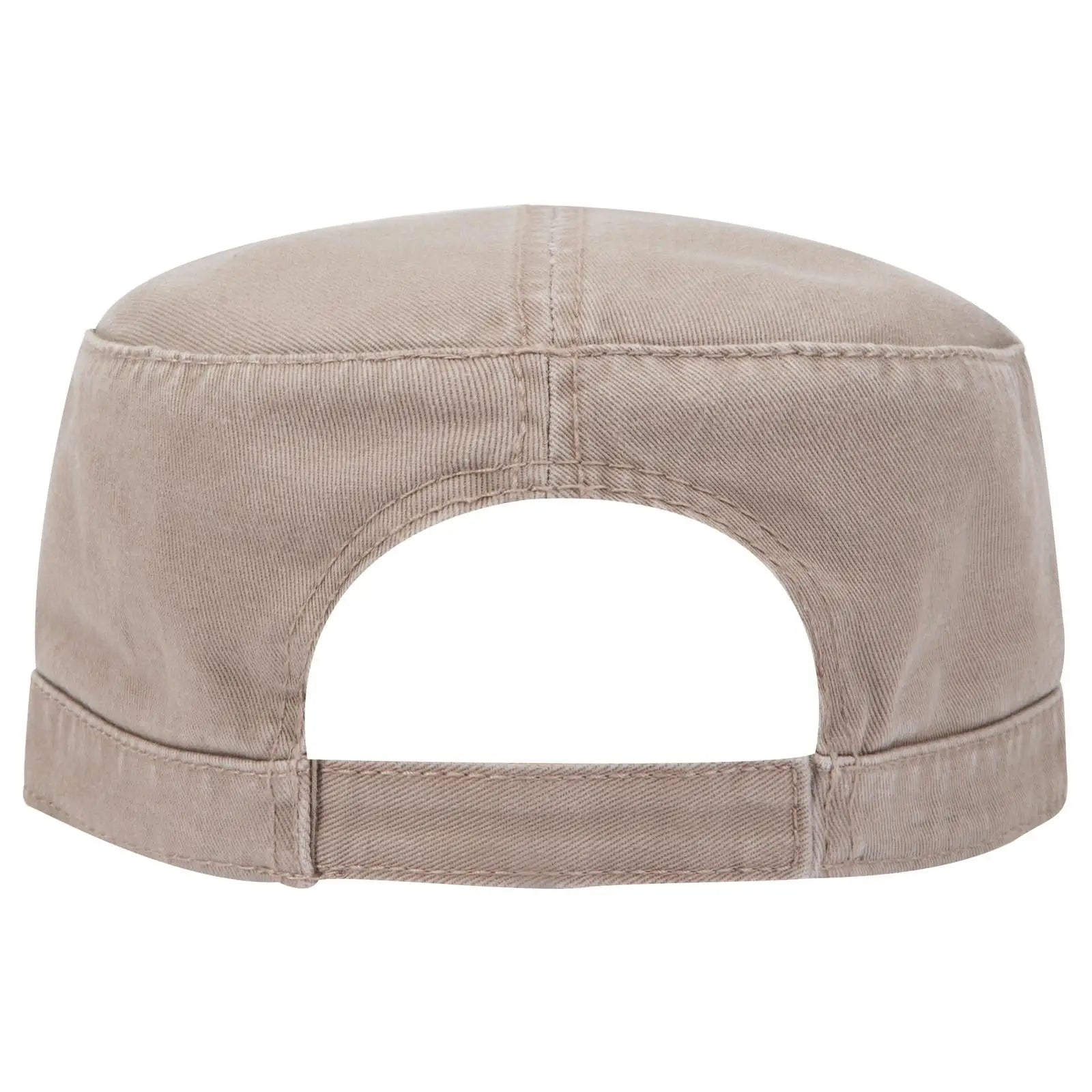 OTTO 109-791 Military Cap - Dk. Khaki - Dk. Khaki / 6 1/2’’ - 7 5/8’’