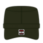 OTTO 109-791 Military Cap - Dk. Ol. Green - Dk. Ol. Green / 6 1/2’’ - 7 5/8’’