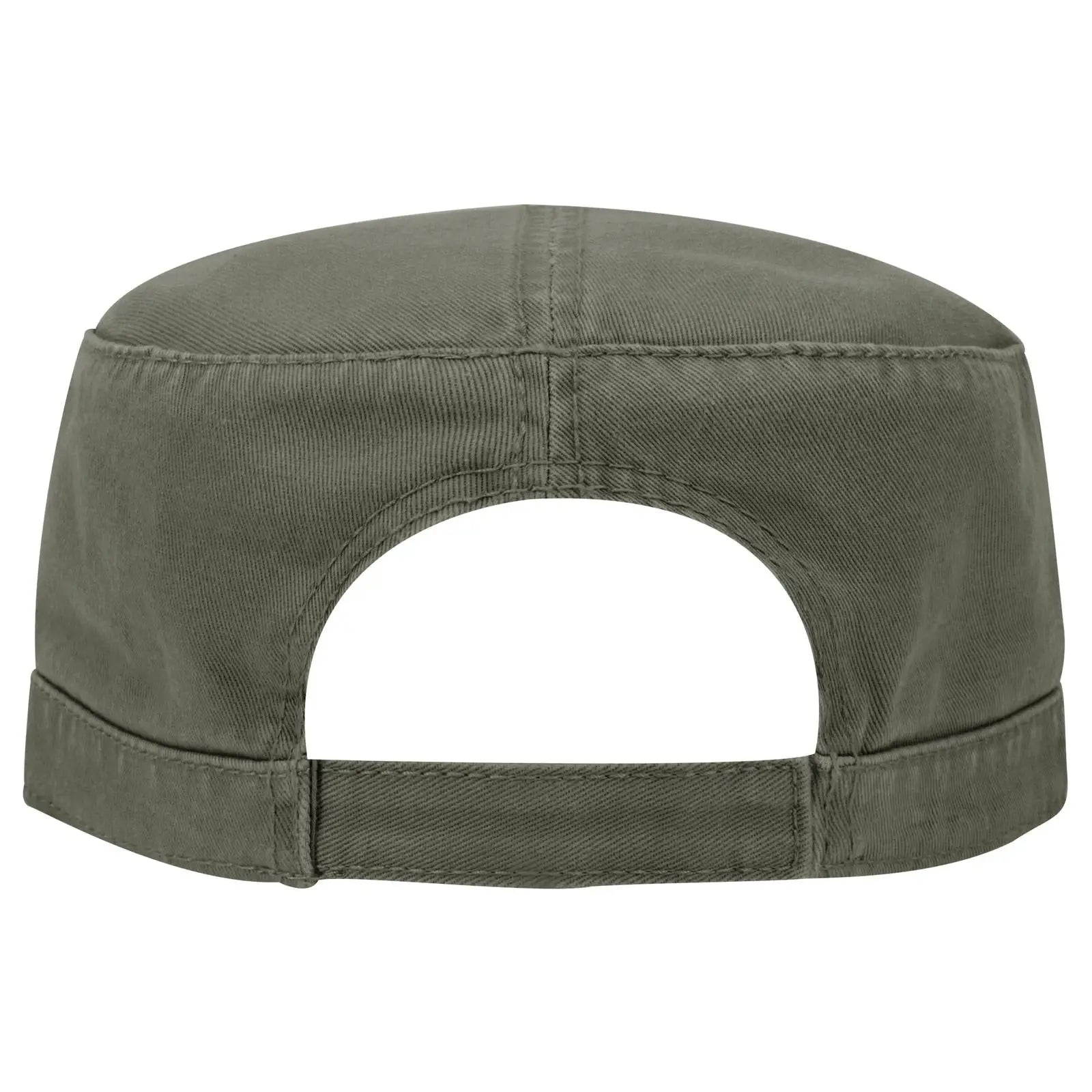 OTTO 109-791 Military Cap - Dk. Ol. Green - Dk. Ol. Green / 6 1/2’’ - 7 5/8’’