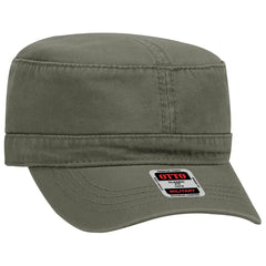 OTTO 109-791 Military Cap - Dk. Ol. Green - Dk. Ol. Green / 6 1/2’’ - 7 5/8’’