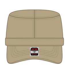 OTTO 109-791 Military Cap - Khaki - Khaki / 6 1/2’’ - 7 5/8’’