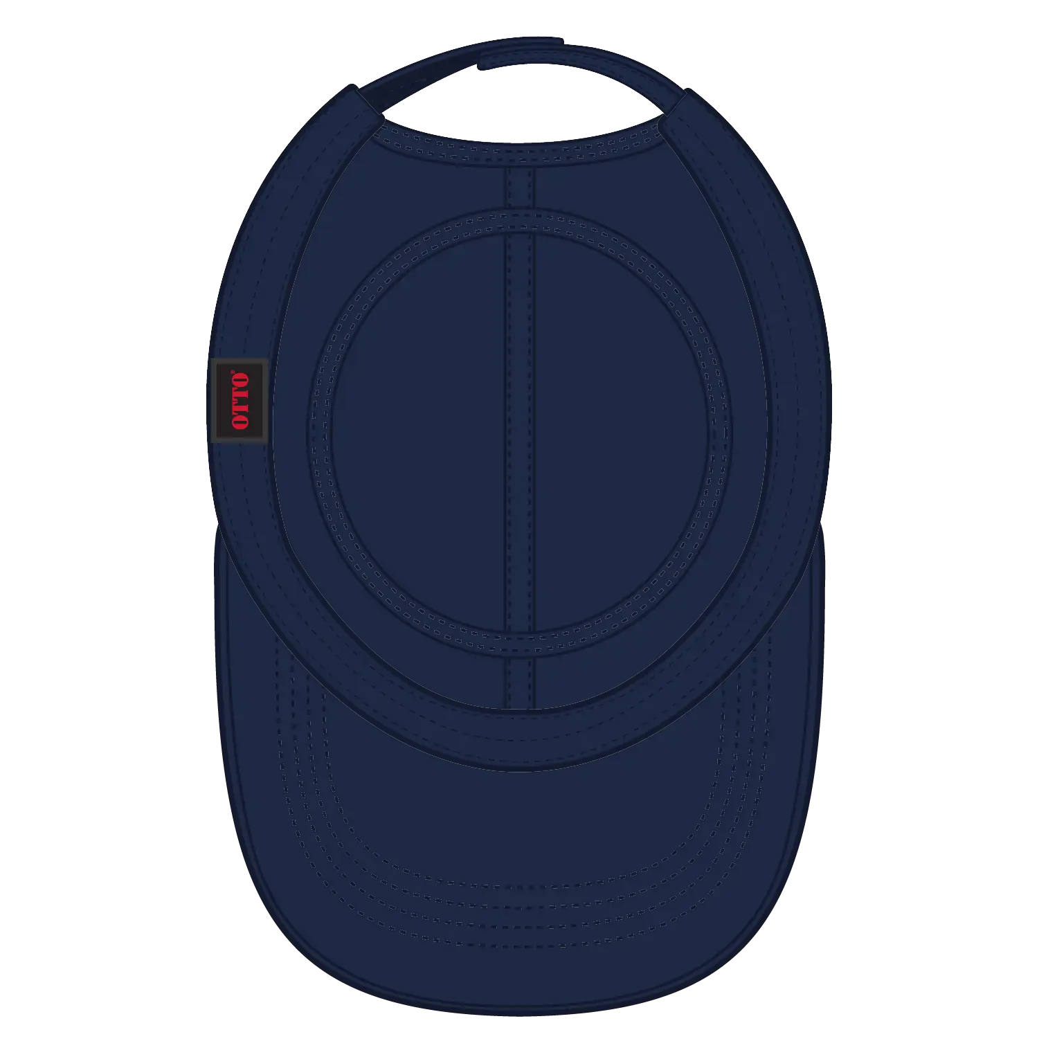 OTTO 109-791 Military Cap - Navy - Navy / 6 1/2’’ - 7 5/8’’