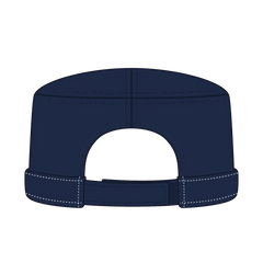 OTTO 109-791 Military Cap - Navy - Navy / 6 1/2’’ - 7 5/8’’