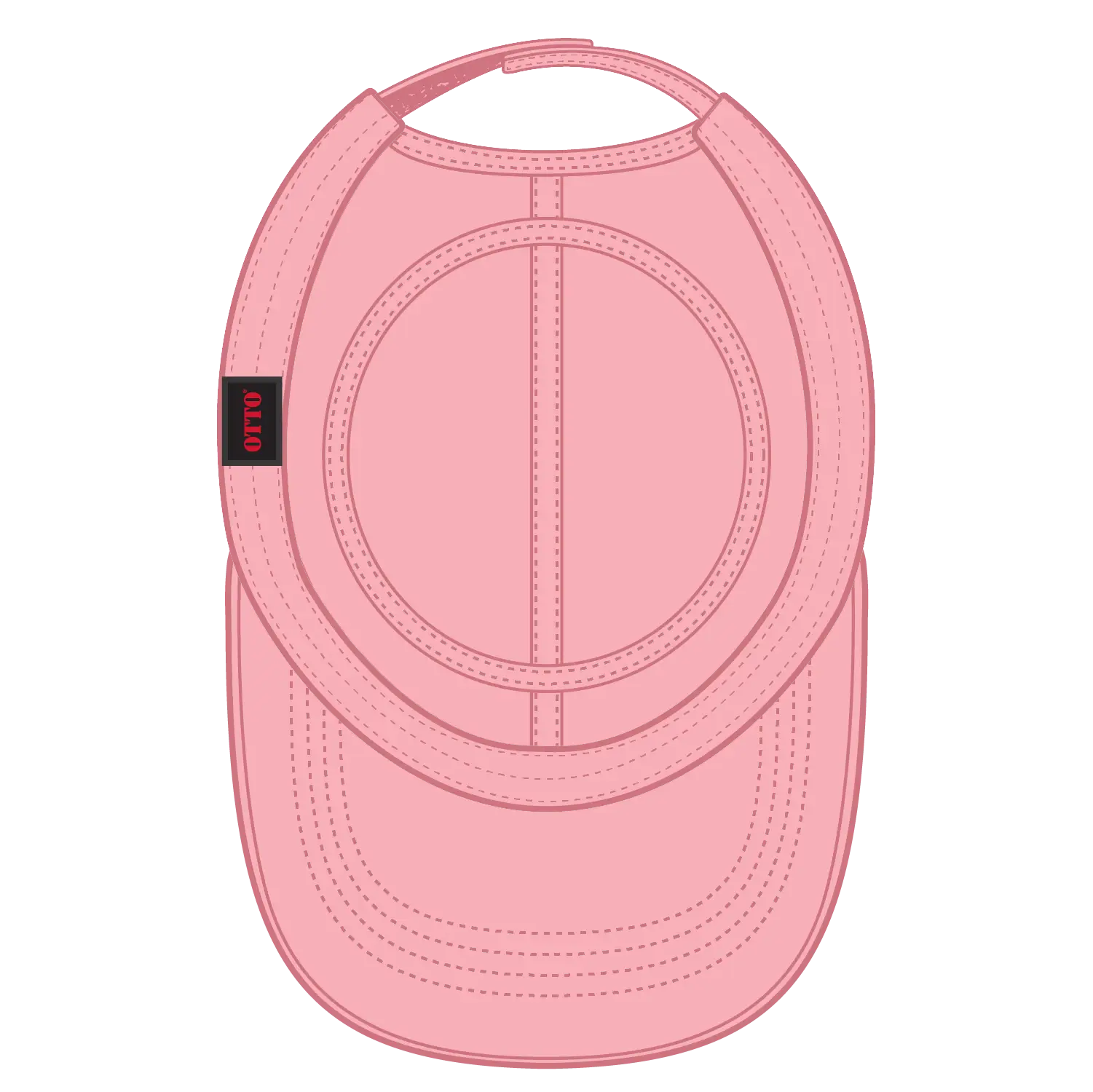 OTTO 109-791 Military Cap - Pink - Pink / 6 1/2’’ - 7 5/8’’