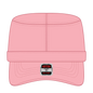 OTTO 109-791 Military Cap - Pink - Pink / 6 1/2’’ - 7 5/8’’