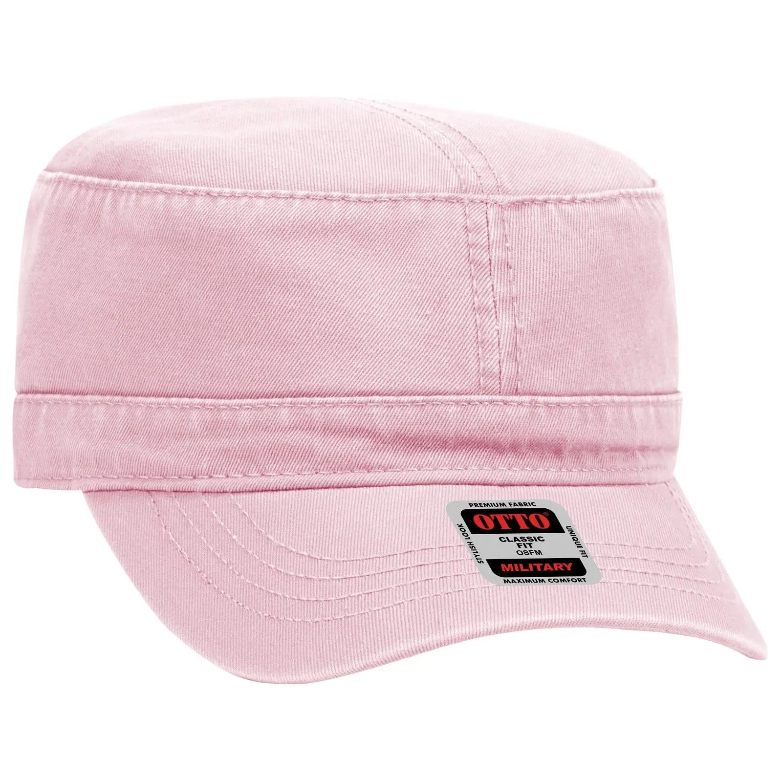 OTTO 109-791 Military Cap - Pink - Pink / 6 1/2’’ - 7 5/8’’