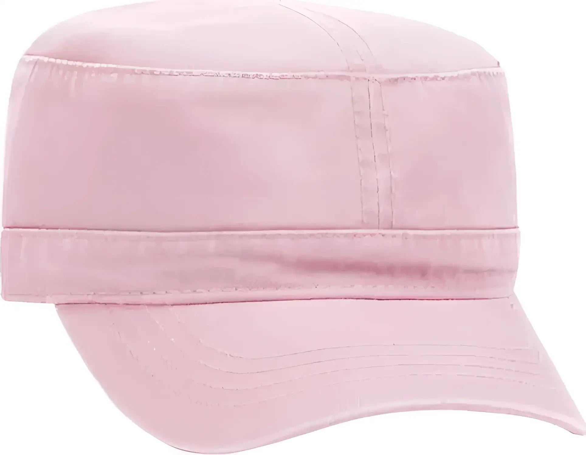 OTTO 109-791 Superior Garment Washed Cotton Twill Military Style Cap with Adjustable Hook and Loop - Pink - Pink