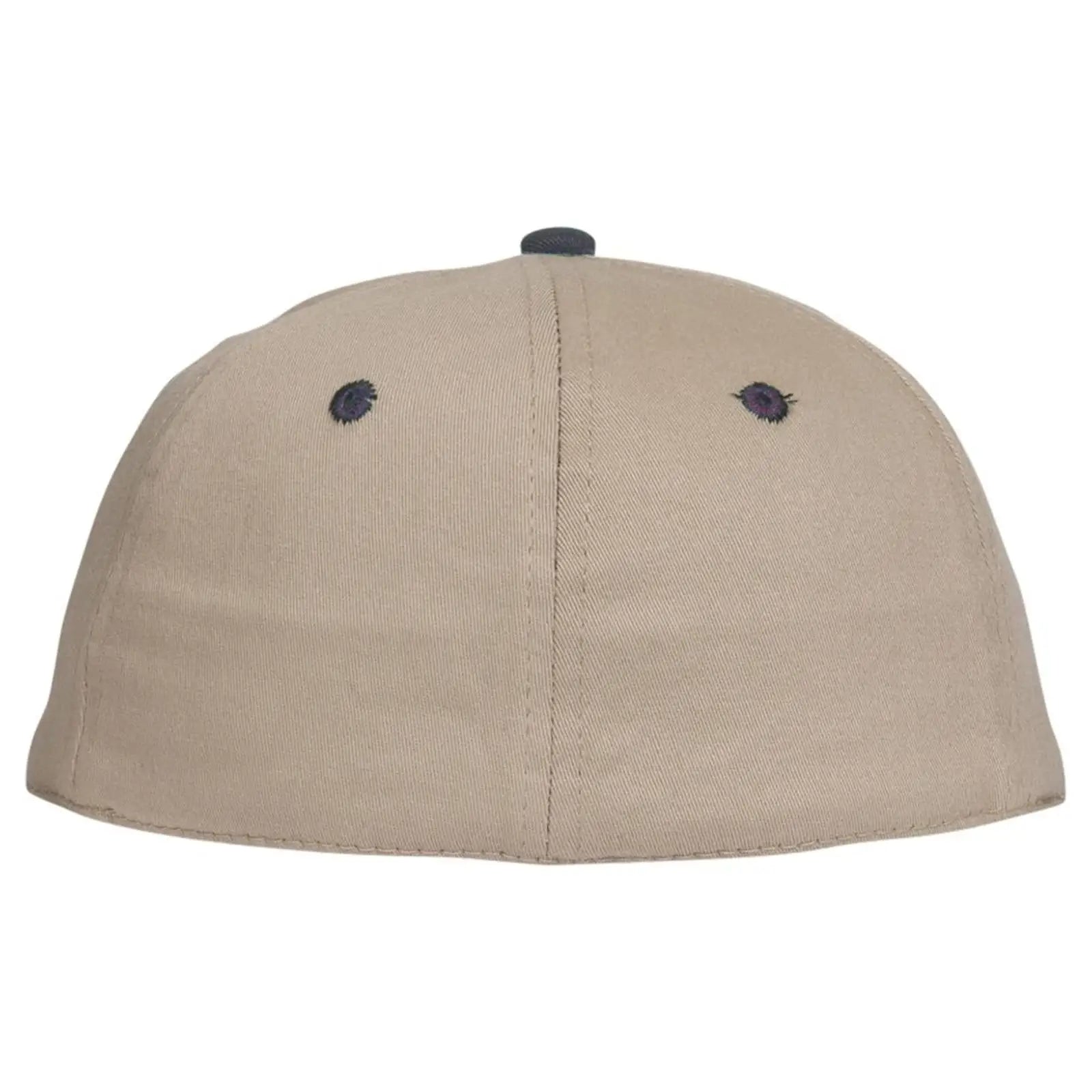 OTTO 11-018 ’OTTO Flex’ Fitted 6 Panel Low Profile Baseball Cap - Nvy/Kha - Nvy/Kha / 7’’ - 7 1/4’’