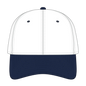 OTTO 11-018 ’OTTO Flex’ Fitted 6 Panel Low Profile Baseball Cap - Nvy/Wht - Nvy/Wht / 7’’ - 7 1/4’’