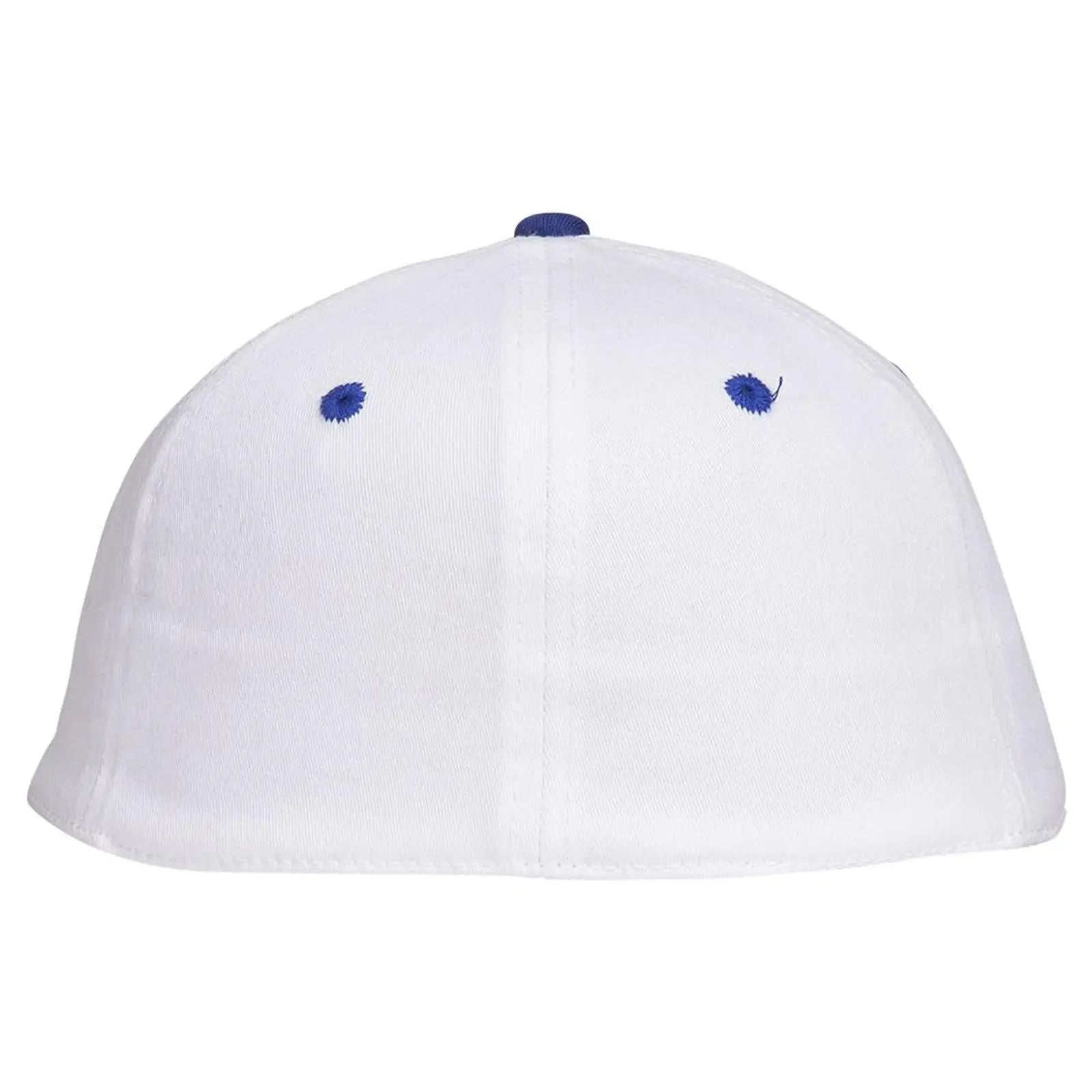 OTTO 11-018 ’OTTO Flex’ Fitted 6 Panel Low Profile Baseball Cap - Ryl/Wht - Ryl/Wht / 7’’ - 7 1/4’’