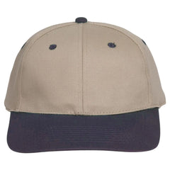 OTTO 11-018 ’OTTO Flex’ Fitted 6 Panel Low Profile Baseball Cap - Nvy/Kha - Nvy/Kha / 7’’ - 7 1/4’’