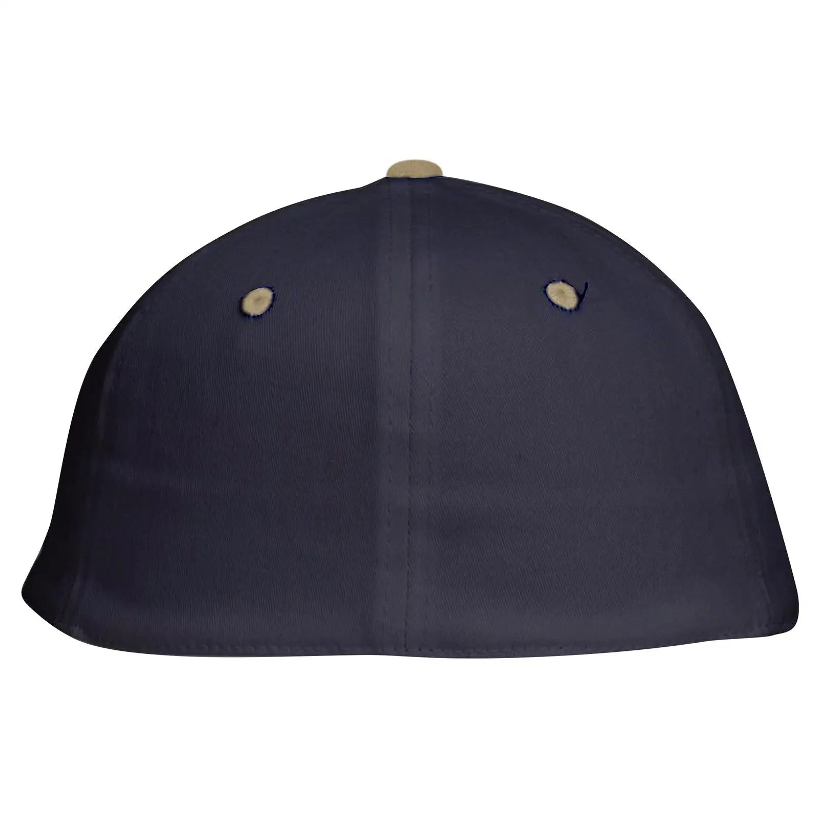 OTTO 11-018 ’OTTO Flex’ Fitted 6 Panel Low Profile Baseball Cap - Kha/Nvy