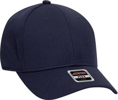OTTO 11-1162 Cool Comfort Stretchable Polyester Cool Mesh Flex 6 Panel Low Profile Baseball Cap - Navy - Navy / S/M