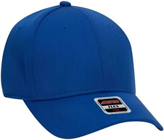 OTTO 11-1162 Cool Comfort Stretchable Polyester Cool Mesh Flex 6 Panel Low Profile Baseball Cap - Royal - Royal / S/M