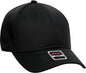 OTTO 11-1162 Cool Comfort Stretchable Polyester Cool Mesh Flex 6 Panel Low Profile Baseball Cap - Black - Black / S/M