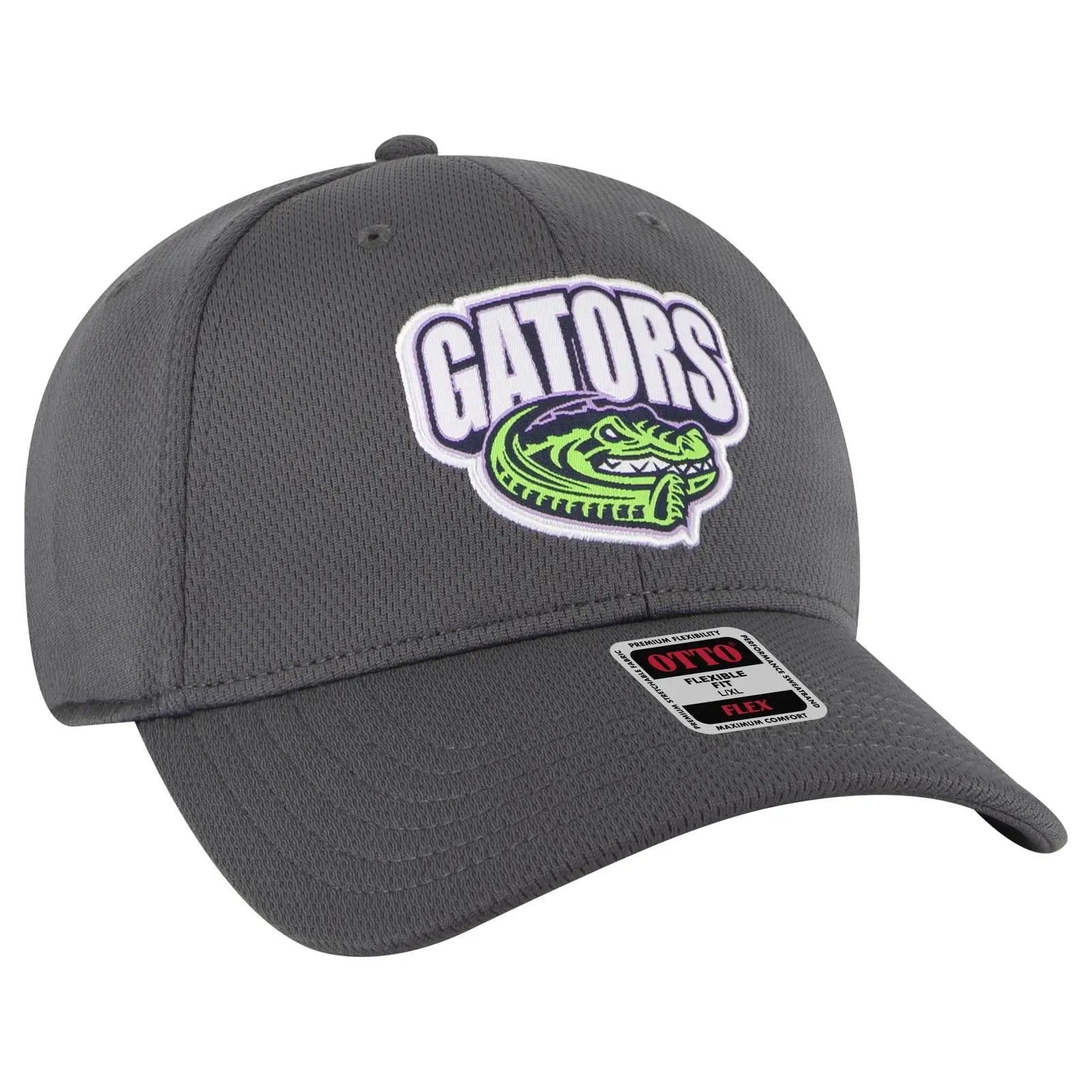 OTTO 11-1162 ’OTTO Flex’ Fitted 6 Panel Low Profile Baseball Cap - Char. Gray