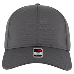 OTTO 11-1162 ’OTTO Flex’ Fitted 6 Panel Low Profile Baseball Cap - Char. Gray