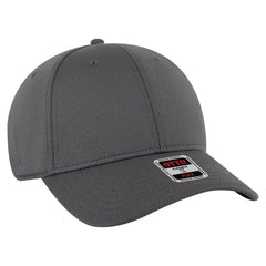 OTTO 11-1162 ’OTTO Flex’ Fitted 6 Panel Low Profile Baseball Cap - Char. Gray