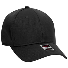 OTTO 11-1162 ’OTTO Flex’ Fitted 6 Panel Low Profile Baseball Cap - Black