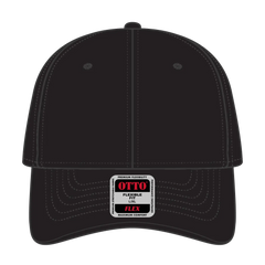 OTTO 11-1162 ’OTTO Flex’ Fitted 6 Panel Low Profile Baseball Cap - Black - Black / 7 3/8’’ - 7 5/8’