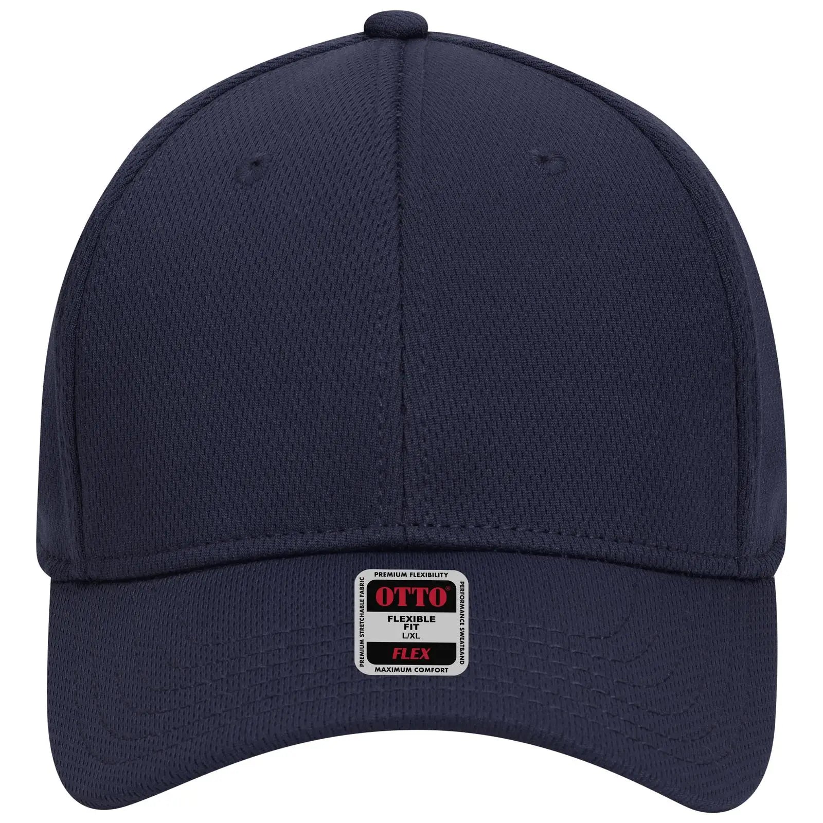 OTTO 11-1162 ’OTTO Flex’ Fitted 6 Panel Low Profile Baseball Cap - Navy
