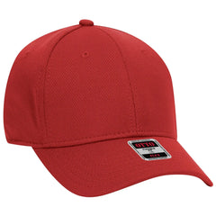 OTTO 11-1162 ’OTTO Flex’ Fitted 6 Panel Low Profile Baseball Cap - Red