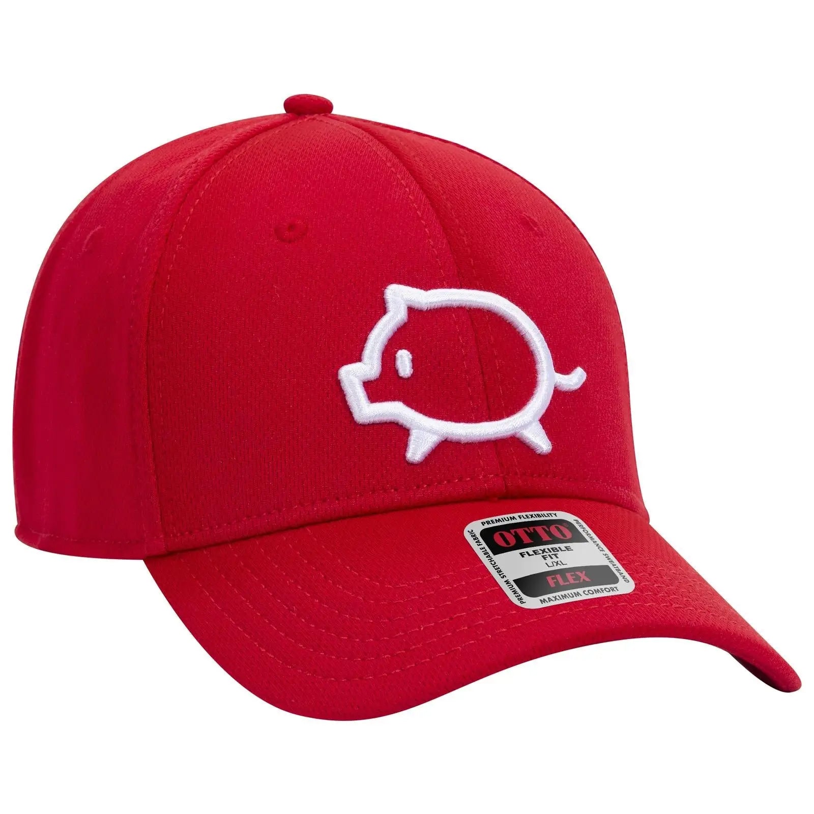 OTTO 11-1162 ’OTTO Flex’ Fitted 6 Panel Low Profile Baseball Cap - Royal