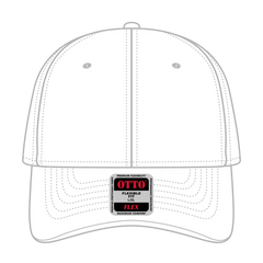 OTTO 11-1162 ’OTTO Flex’ Fitted 6 Panel Low Profile Baseball Cap - White - White / 7 3/8’’ - 7 5/8’