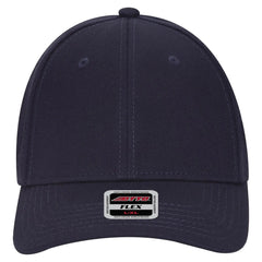 OTTO 11-1165 ’OTTO Flex’ Fitted 6 Panel Low Profile Baseball Cap - Navy - Navy / 7’’ - 7 1/4’’