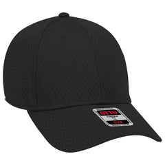OTTO 11-1168 ’OTTO Flex’ Fitted 6 Panel Low Profile Baseball Cap - Black