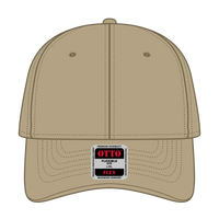 OTTO 11-1168 ’OTTO Flex’ Fitted 6 Panel Low Profile Baseball Cap - Khaki - Khaki / 7 3/8’’ - 7 5/8’