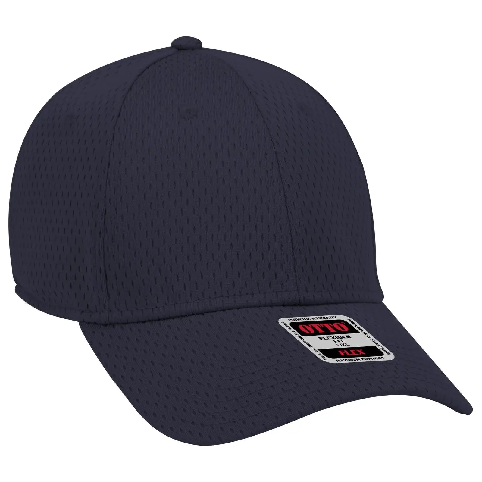 OTTO 11-1168 ’OTTO Flex’ Fitted 6 Panel Low Profile Baseball Cap - Navy