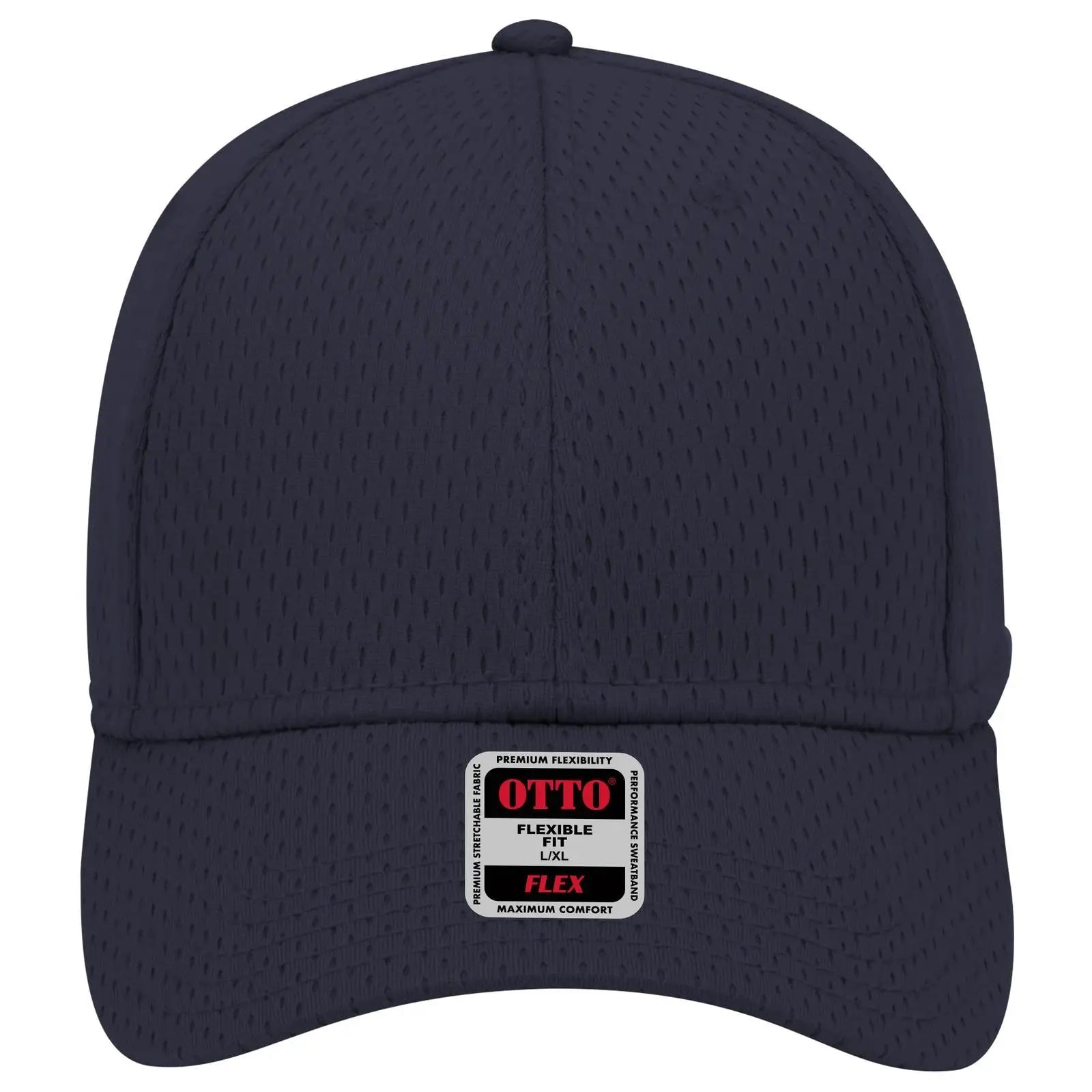 OTTO 11-1168 ’OTTO Flex’ Fitted 6 Panel Low Profile Baseball Cap - Navy