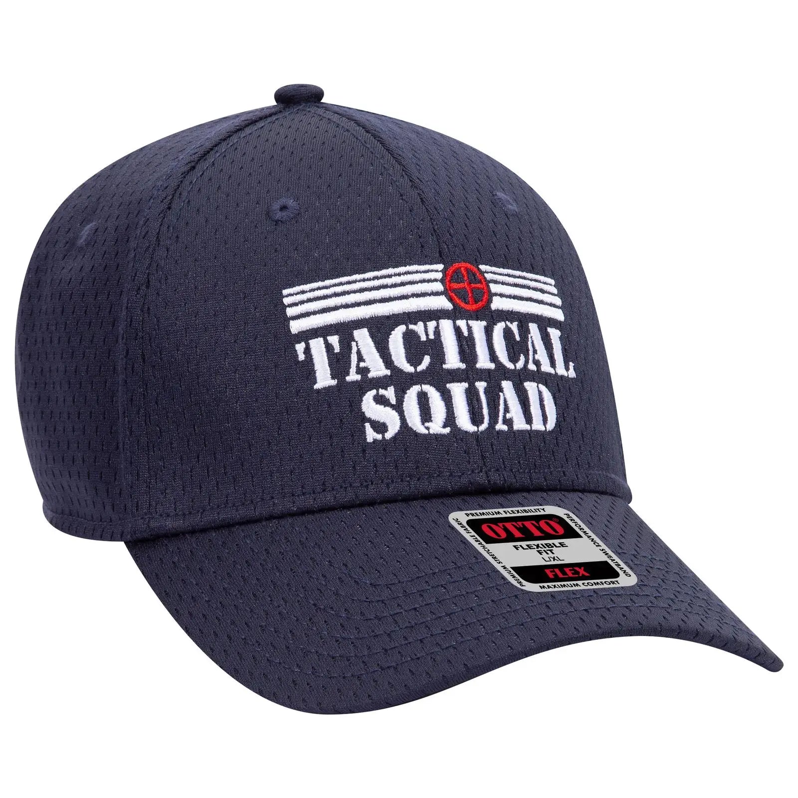 OTTO 11-1168 ’OTTO Flex’ Fitted 6 Panel Low Profile Baseball Cap - Navy