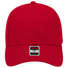 OTTO 11-1168 ’OTTO Flex’ Fitted 6 Panel Low Profile Baseball Cap - Red