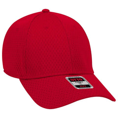 OTTO 11-1168 ’OTTO Flex’ Fitted 6 Panel Low Profile Baseball Cap - Red