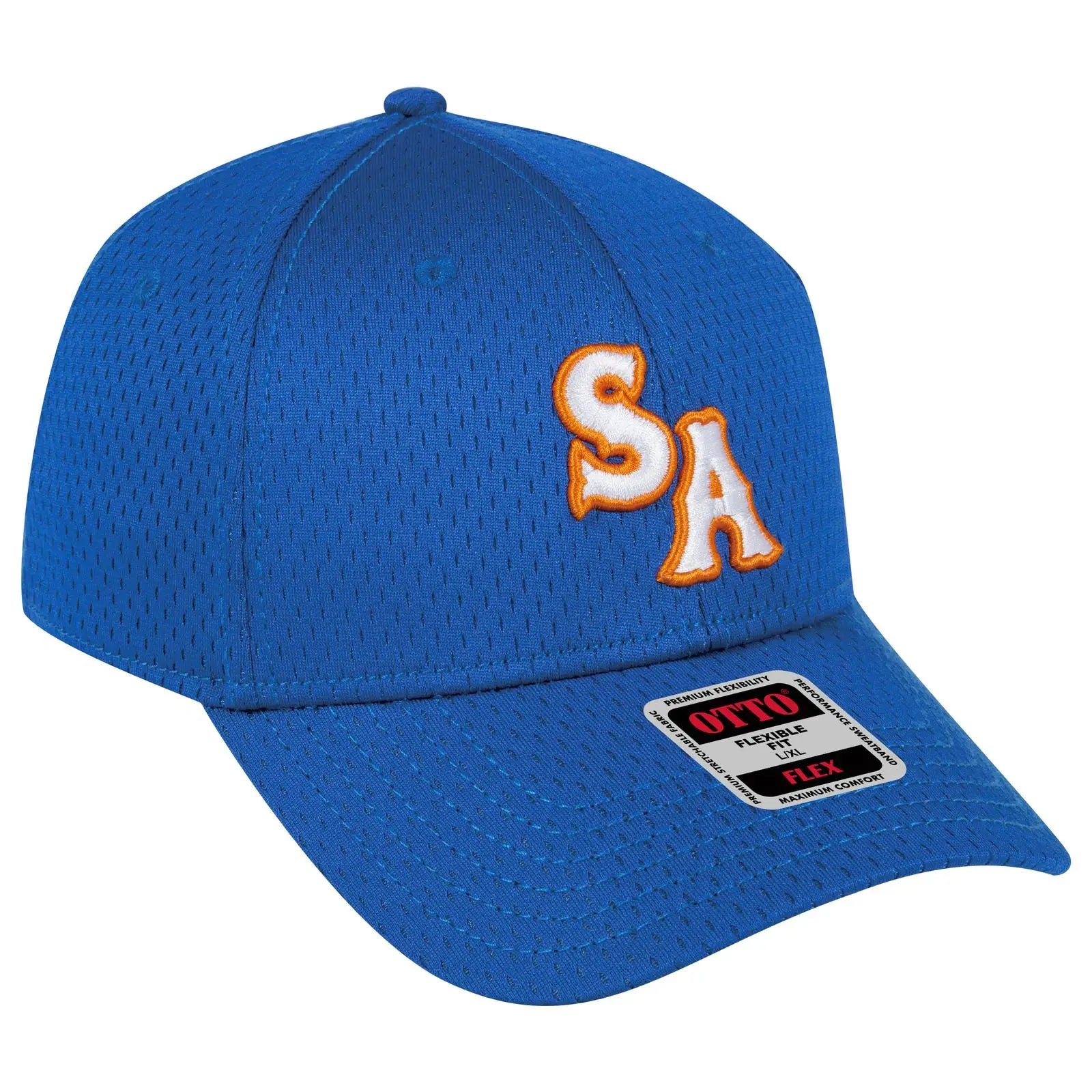 OTTO 11-1168 ’OTTO Flex’ Fitted 6 Panel Low Profile Baseball Cap - Royal