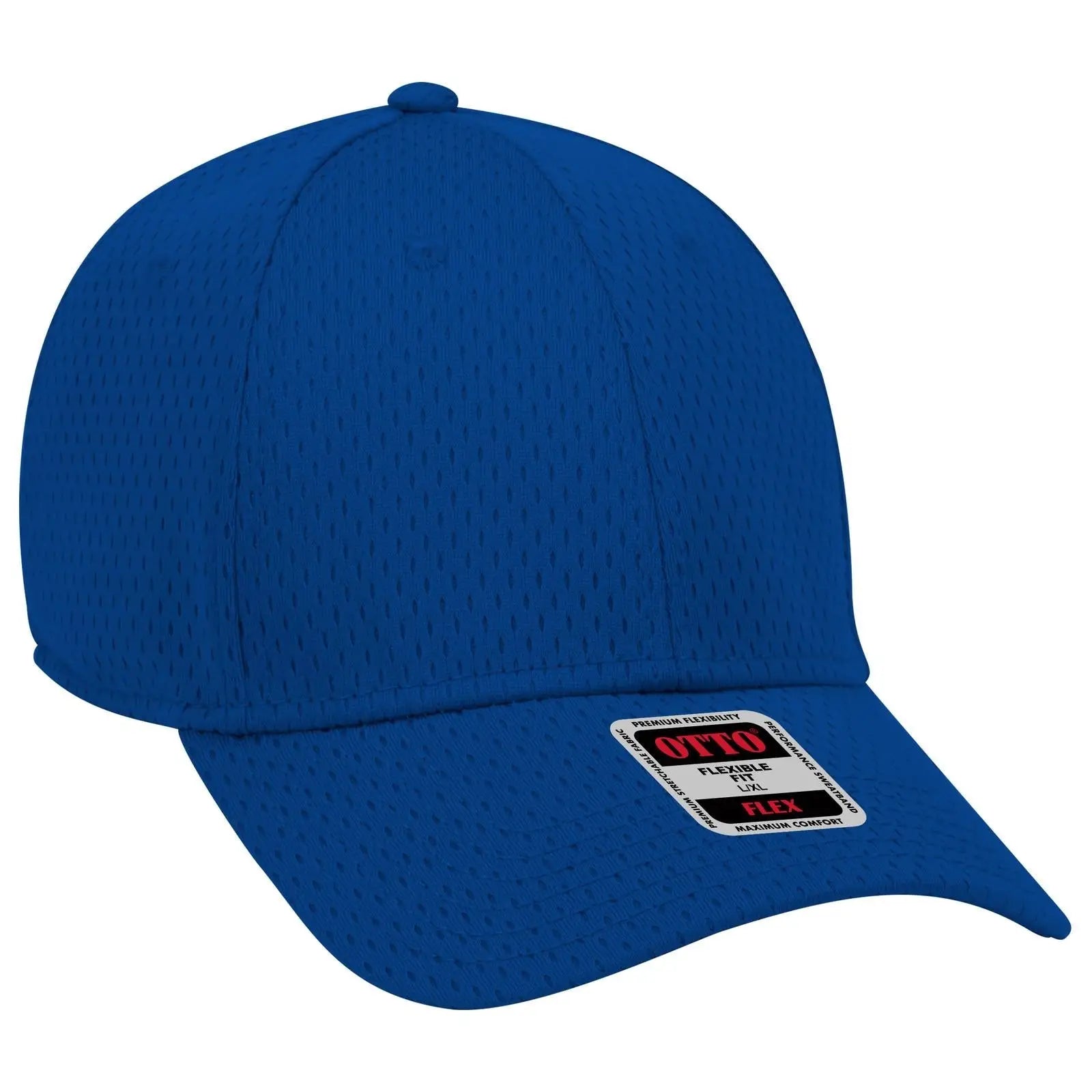 OTTO 11-1168 ’OTTO Flex’ Fitted 6 Panel Low Profile Baseball Cap - Royal