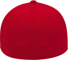OTTO 11 1168 Stretchable Polyester Pro Mesh Flex 6 Panel Low Profile Baseball Cap Red