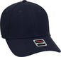 OTTO 11-1169 Cotton Twill w/ Stretchable Polyester Air Mesh Back OTTO Flex 6 Panel Low Profile Baseball Cap - Navy