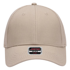 OTTO 11-1170 ’OTTO Flex’ Fitted 6 Panel Low Profile Baseball Cap - Khaki