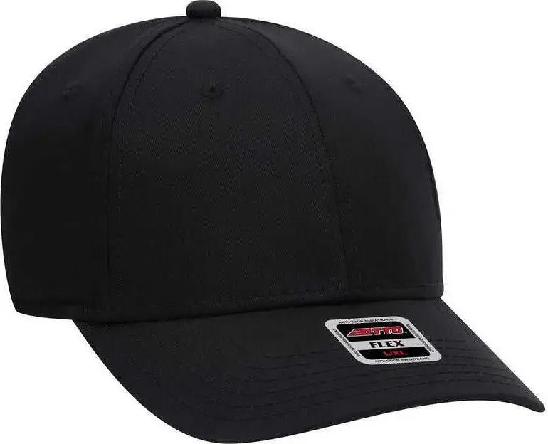 OTTO 11-1170 Stretchable Superior Cotton Twill Flex 6 Panel Low Profile Baseball Cap - Khaki - Khaki / S/M
