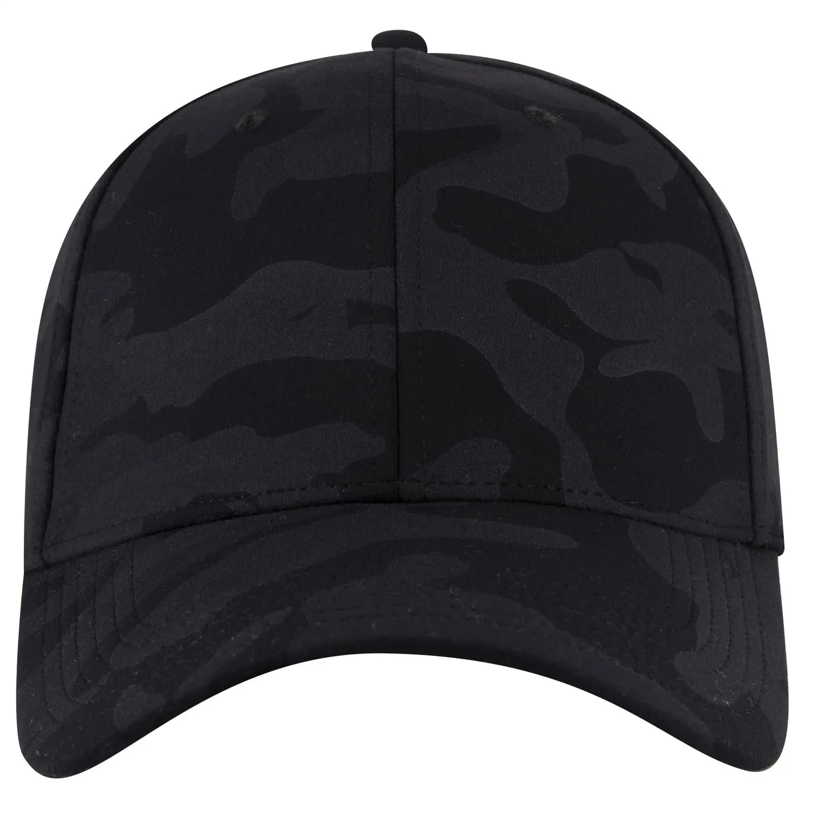 OTTO 11-1172 ’OTTO Flex’ Fitted 6 Panel Low Profile Baseball Cap - Blk/Ch.Gry