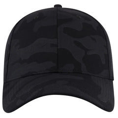 OTTO 11-1172 ’OTTO Flex’ Fitted 6 Panel Low Profile Baseball Cap - Blk/Ch.Gry