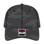 OTTO 11-1172 ’OTTO Flex’ Fitted 6 Panel Low Profile Baseball Cap - Ch.Gry/Blk - Ch.Gry/Blk / 7 3/8’’ - 7 5/8’