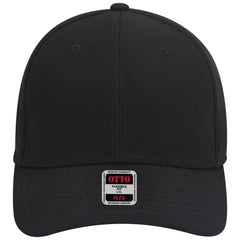 OTTO 11-1172 ’OTTO Flex’ Fitted 6 Panel Low Profile Baseball Cap - Black