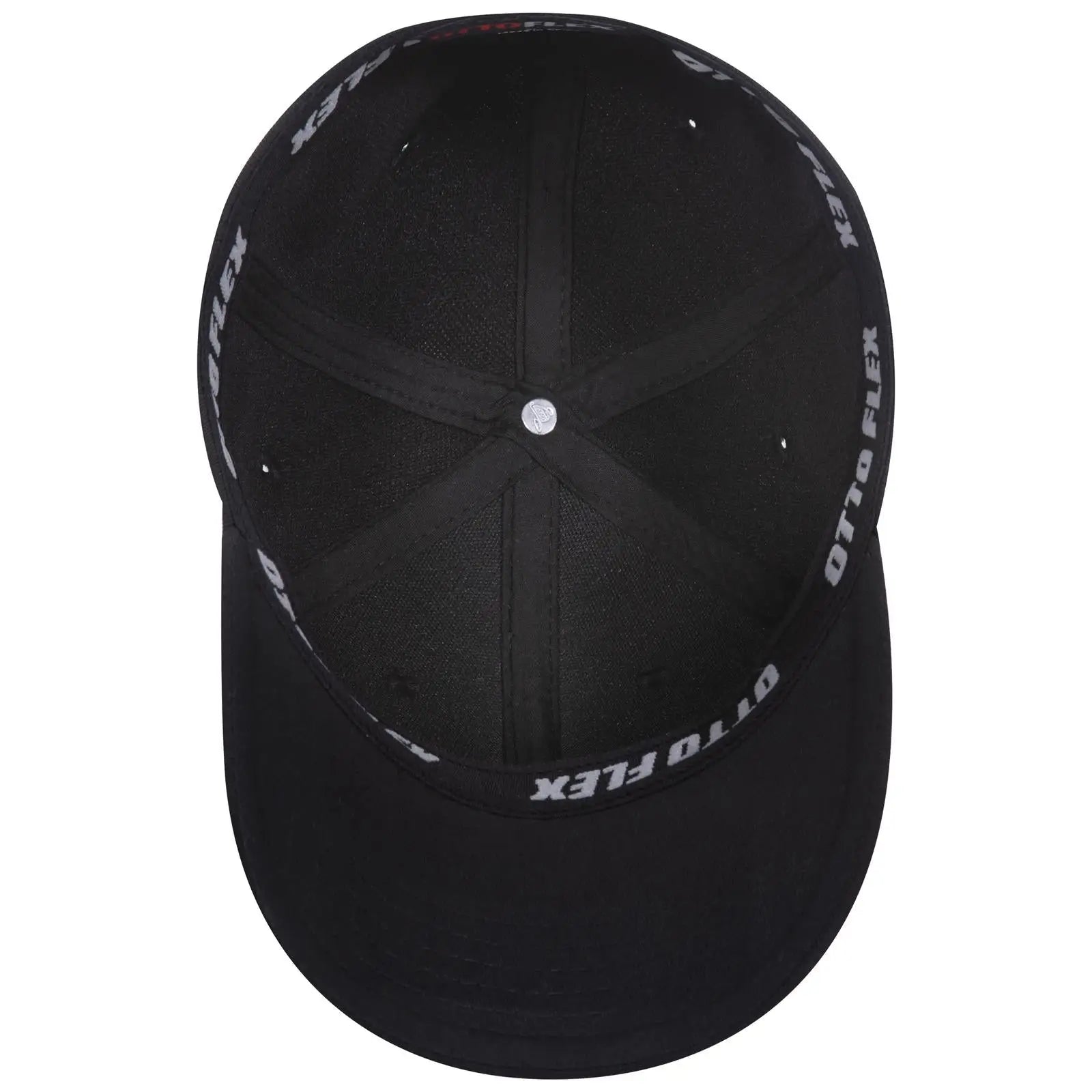 OTTO 11-1172 ’OTTO Flex’ Fitted 6 Panel Low Profile Baseball Cap - Black