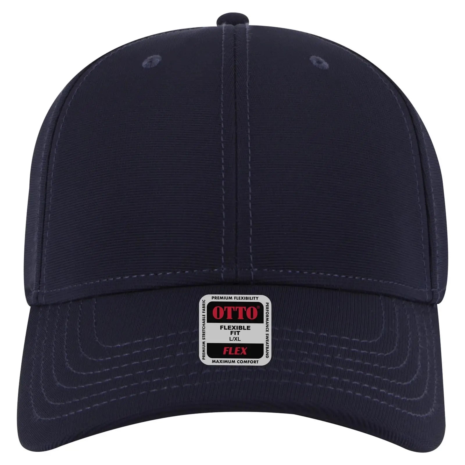 OTTO 11-1172 ’OTTO Flex’ Fitted 6 Panel Low Profile Baseball Cap - Navy