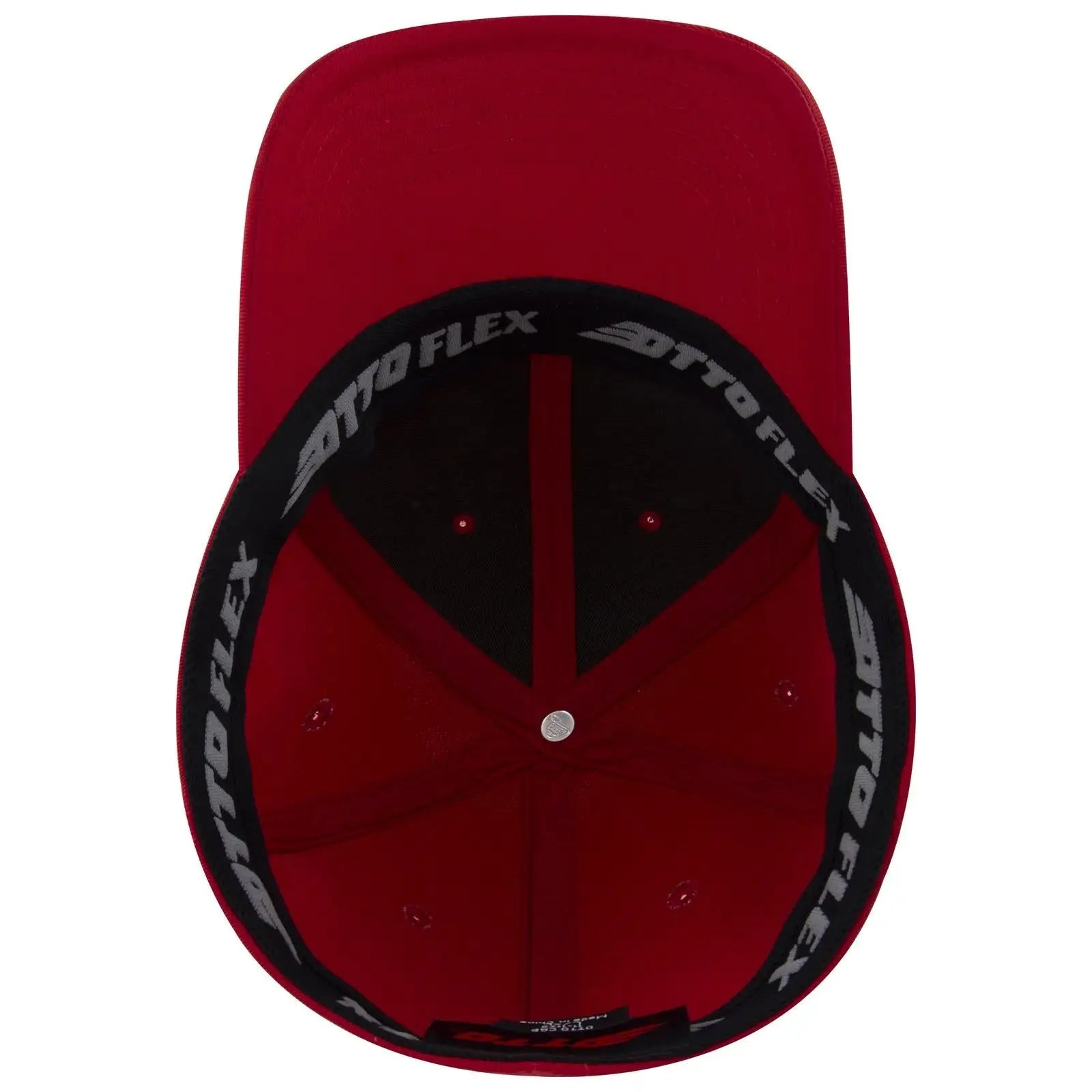 OTTO 11-1172 ’OTTO Flex’ Fitted 6 Panel Low Profile Baseball Cap - Red