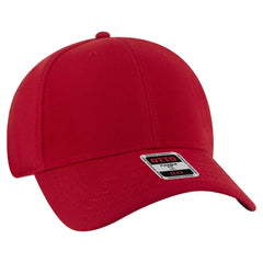 OTTO 11-1172 ’OTTO Flex’ Fitted 6 Panel Low Profile Baseball Cap - Red